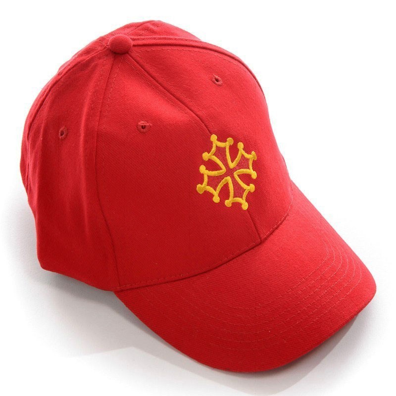 Casquette croix occitane rouge Casquette croix occitane rouge