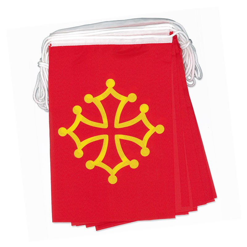 Guirlande drapeaux occitans, occitania Guirlande drapeaux occitans, occitania